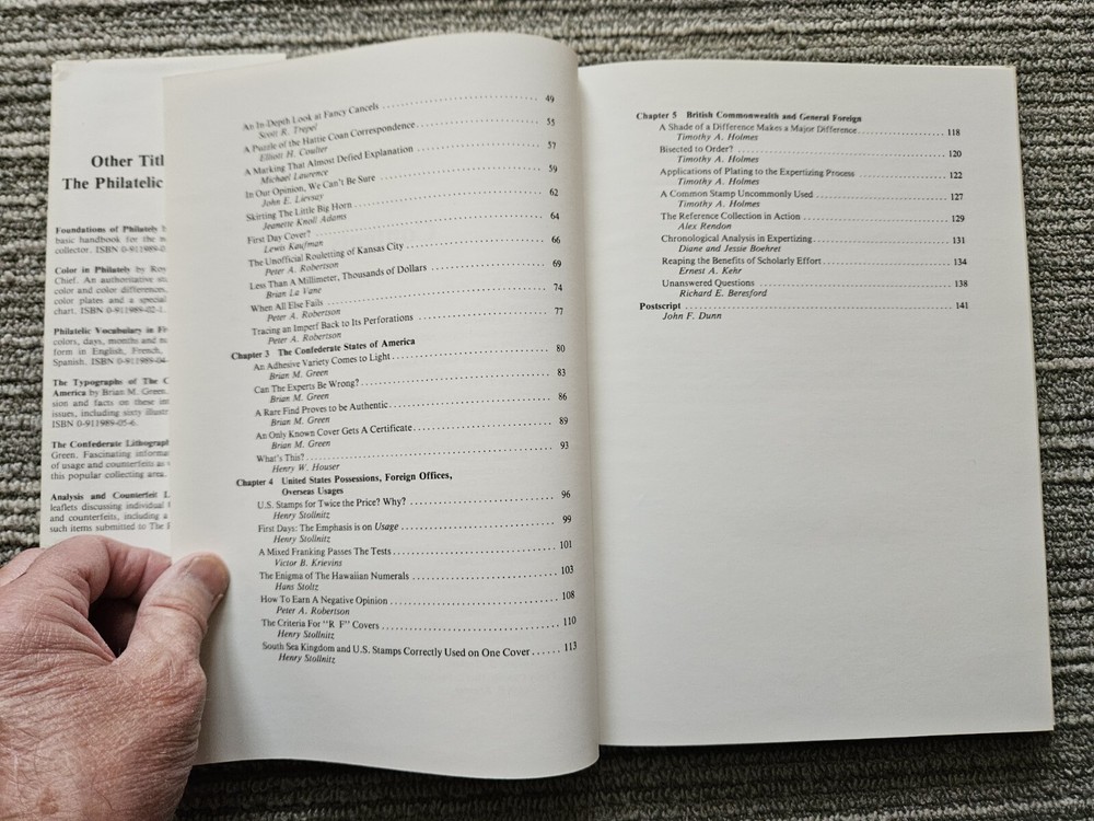 Opinions: Philatelic Expertising - An Inside View (1983 hardcover)