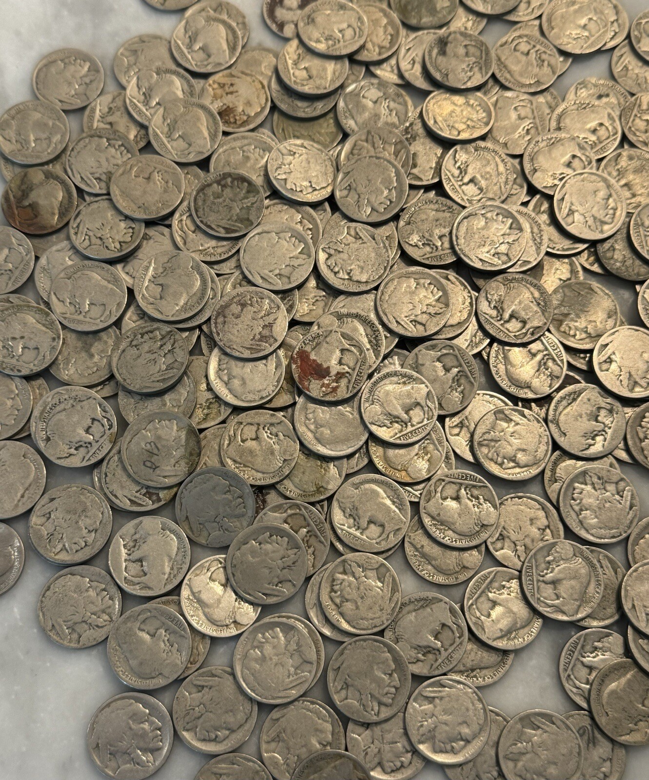 [Lot of 40] Buffalo Nickels No Date / Low Grade - Choose How Many Lots of 40!