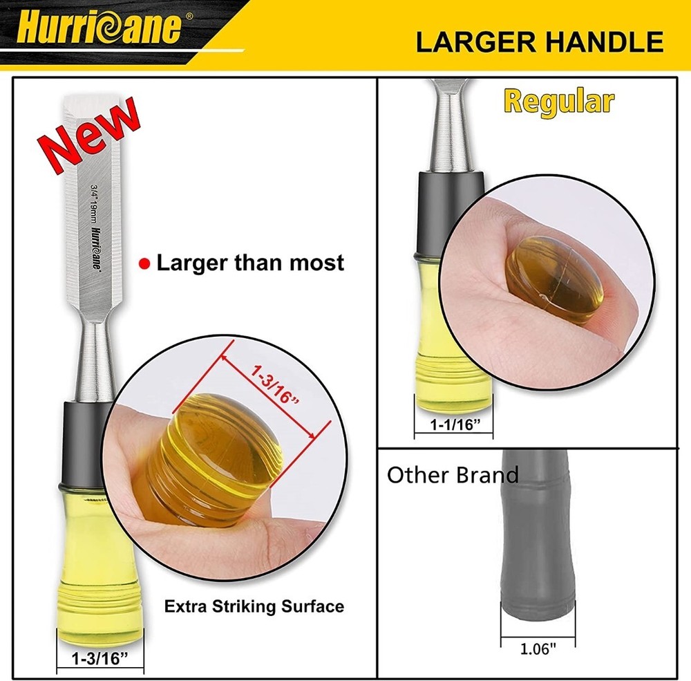 Wood Carving Hand Chisel Tool Set Professional Woodworking Gouges Steel