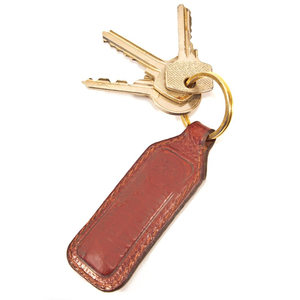 20 PCS Brass Flat Split Key Rings, 25mm (1") Diameter, Solid Gold