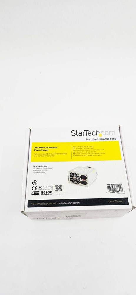 StarTech PS2PWER230 230 Watt Replacement PC Computer PS2 AT Power Supply