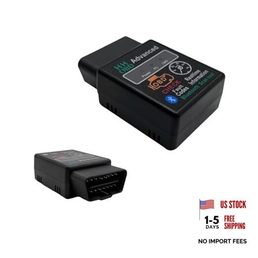 Bluetooth OBD2 Scanner for Car, Wireless Code Reader & Check Engine Diagnostic