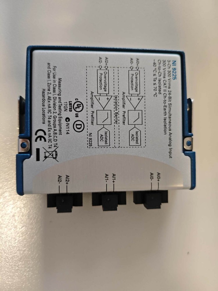 National Instruments NI 9225 cDAQ High Voltage Analog Input Module