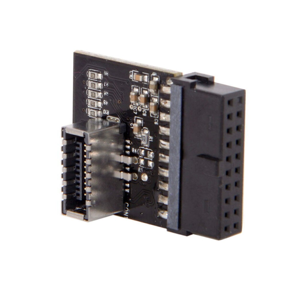 Front Panel Socket USB 3.1 to USB 3.0 20Pin Header Male Extension Adapter