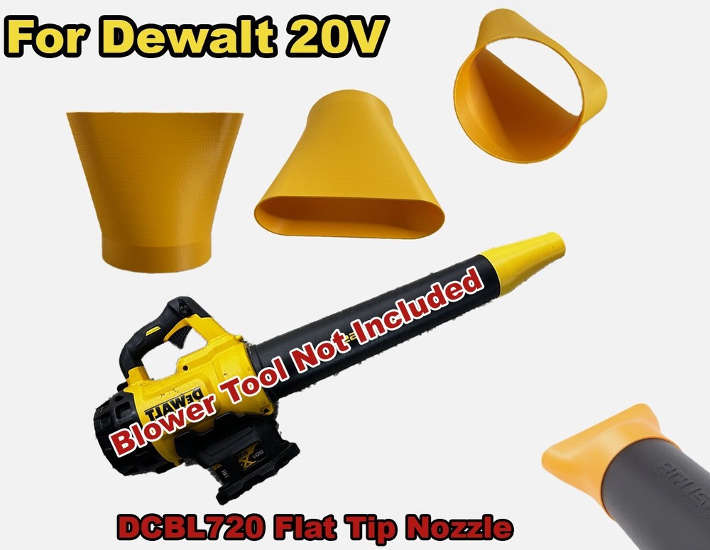 Leaf Blower Tip Nozzle for Dewalt 20Volt Flat Tip Attachment DCBL720