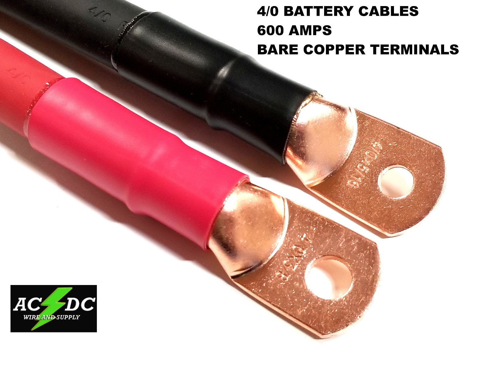 4/0 AWG GAUGE Copper Battery Cable Power Wire Car, Inverter, RV, Solar
