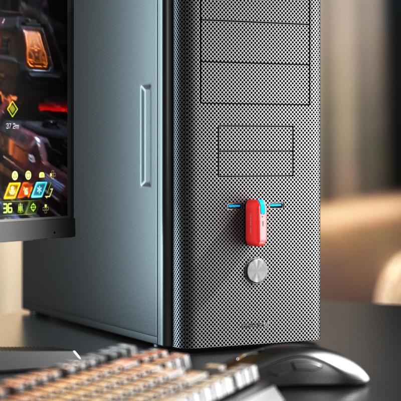 Bluetooth Transmitter Wireless Audio Adapter for Nintendo Switch Lite 3.5mm Jack