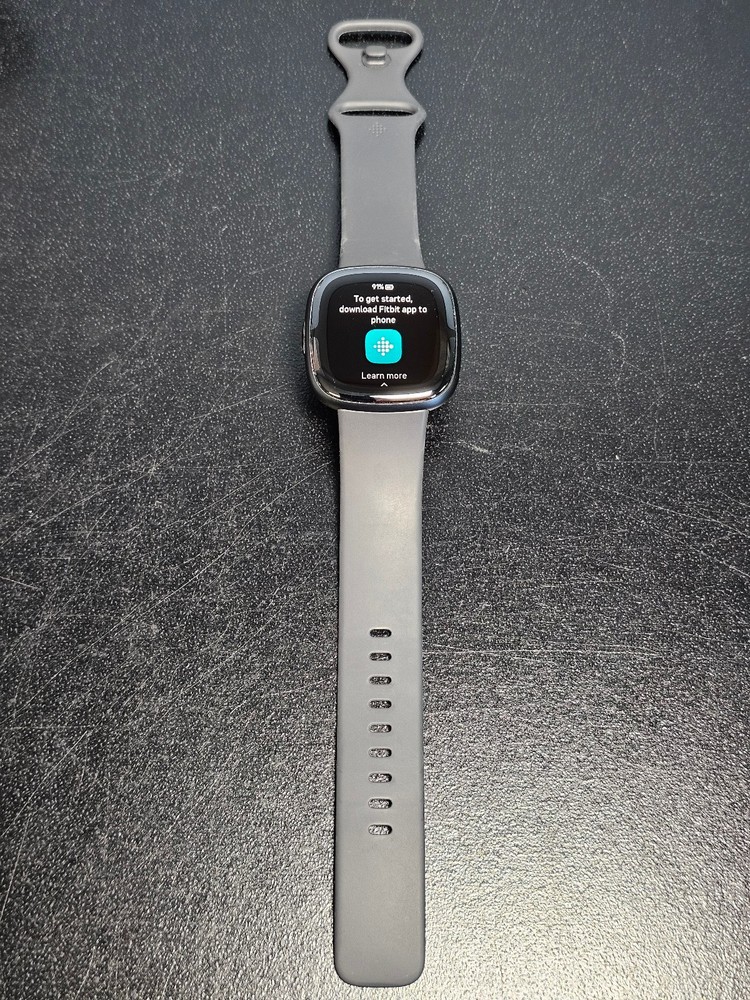 Fitbit Sense 2 Smartwatch Activity Tracker - Shadow Grey/Graphite Aluminum LARGE
