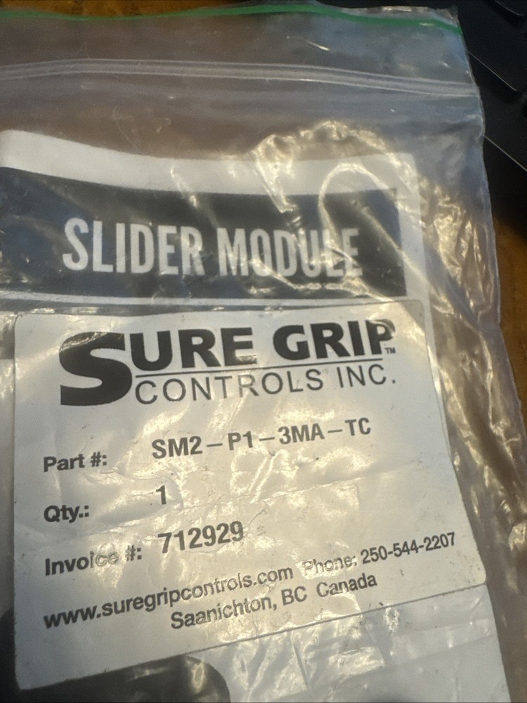 SureGrip Controls Single Output Prop. Slider Module 3MA in black