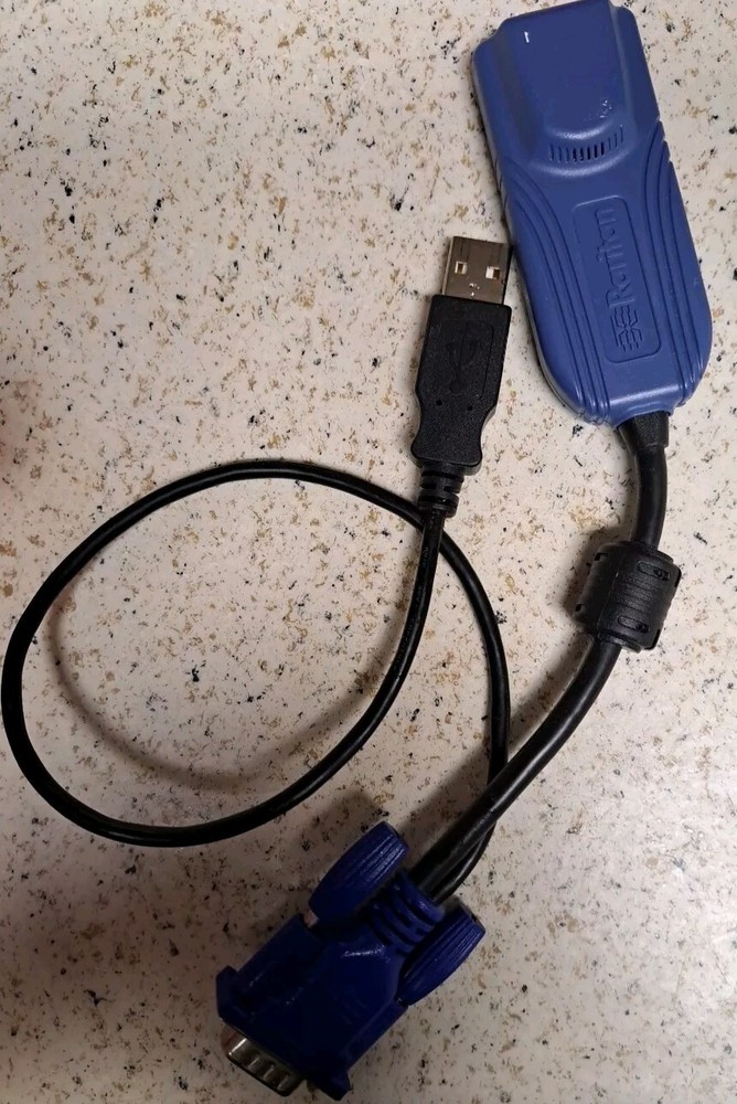 Raritan D2CIM-VUSB KVM interface module cables