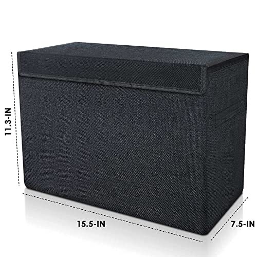 Comic Book Storage Box Collapsible Comic Box Comic Book Box with Handles