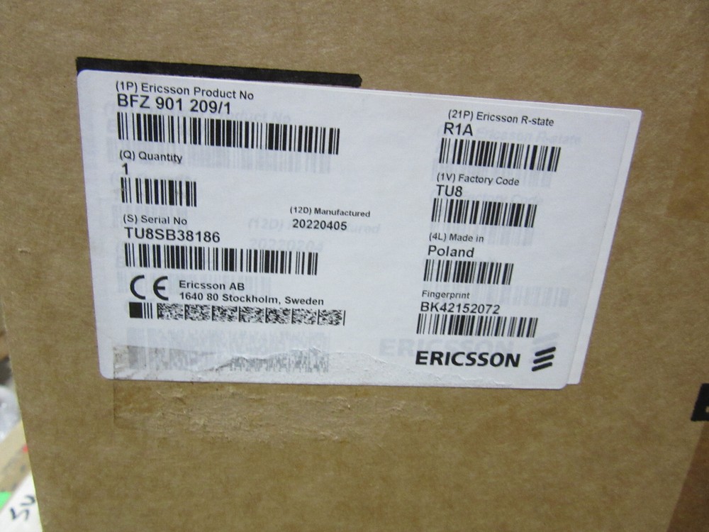Ericsson BFZ901209/1 Information Technology Unit New
