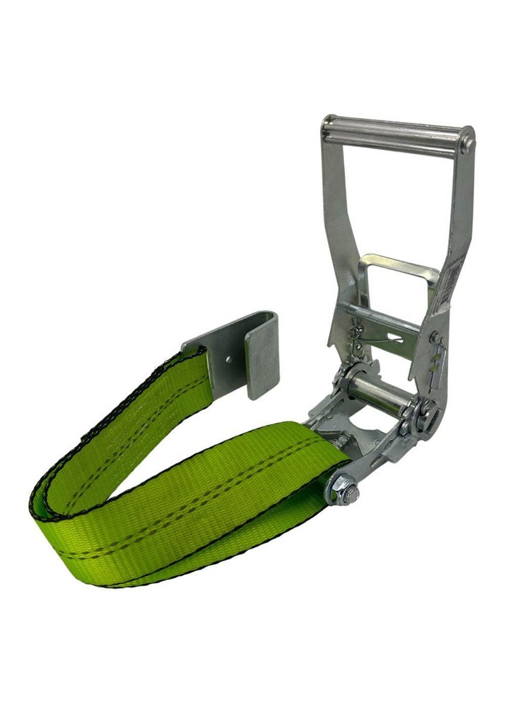 2"X27’ High Vis Ratchet Strap with Flat Hook 2 Pack