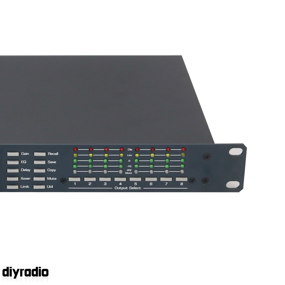 4.8SP 110V Digital DSP Audio Processor Original Software 4 In 8 Out Sound System