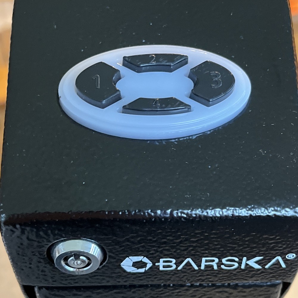 BARSKA Quick Access Handgun Pistol Keypad Safe AX13094