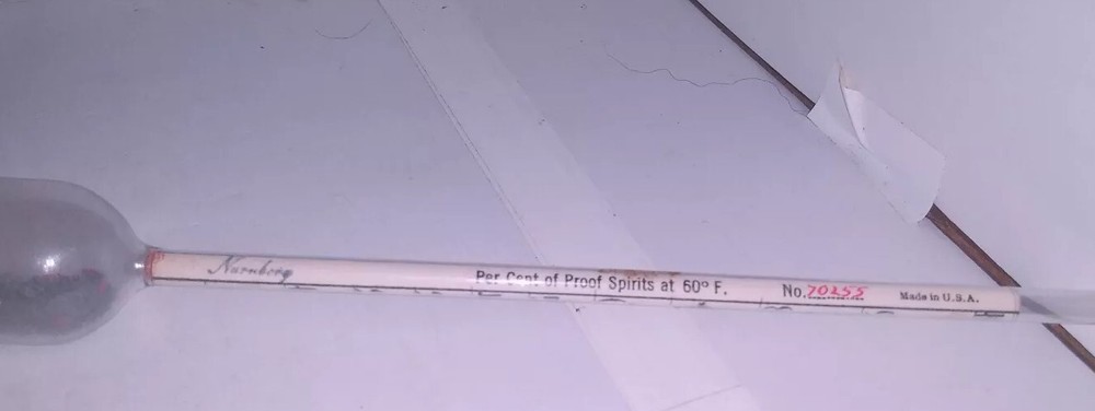 Vintage Nurmberg's Hydrometer Unique Gift For Under $10