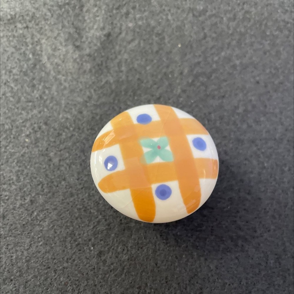 1-1/2" Hand Painted Ceramic Knob
