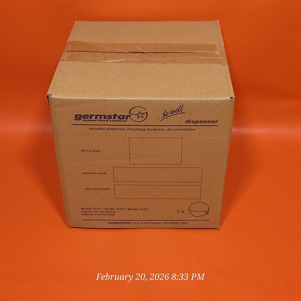 Germstar 32 oz Touchless Automatic Hand Soap Sanitizer Dispenser Wall Mount