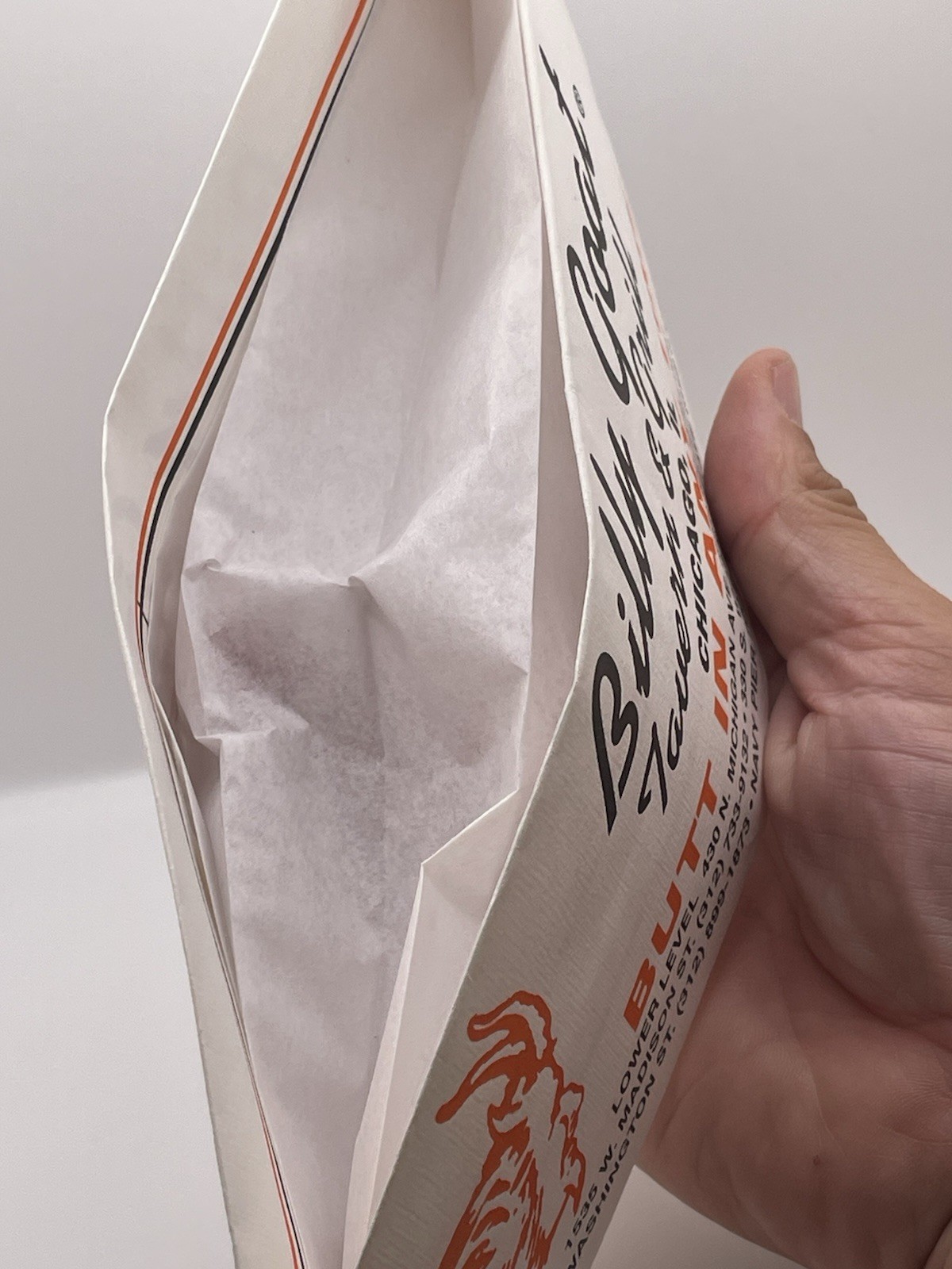 Unused Billy Goat Tavern & Grill Paper Hat Chicago Butt in any Time Cheezborger