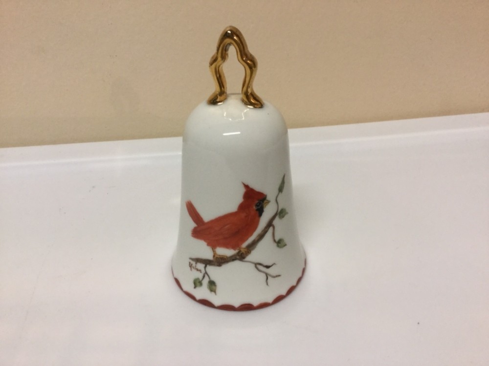 Cardinal Collectible Bell Signed