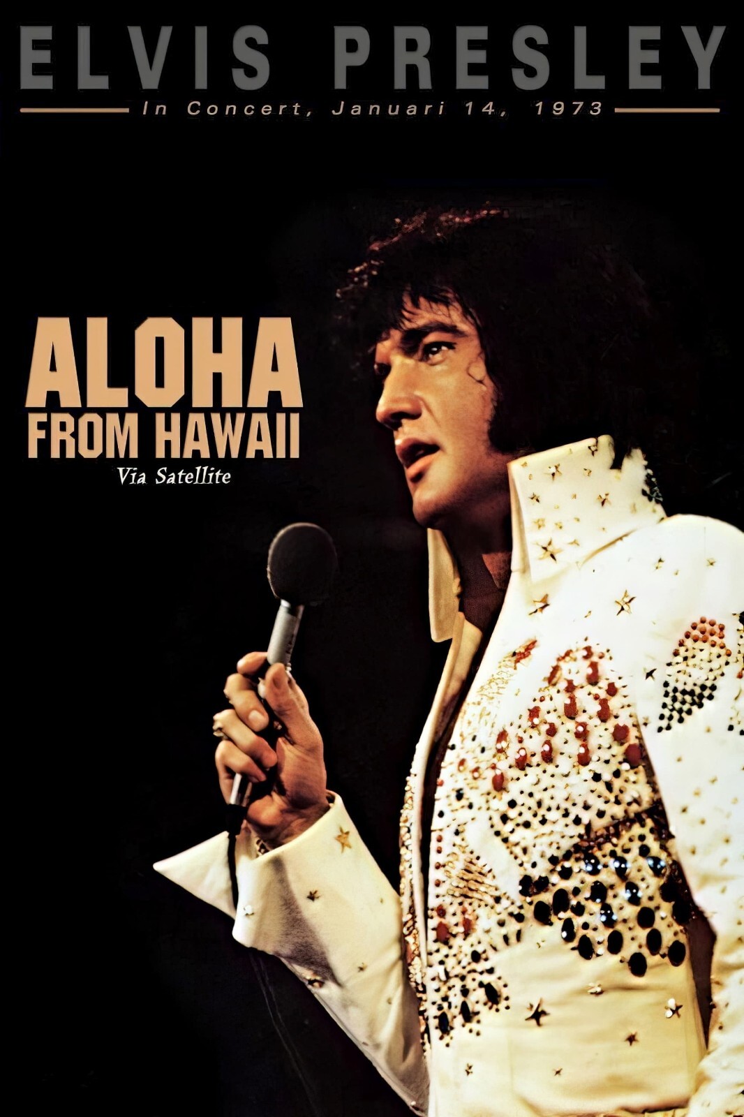 1973 Elvis Aloha From Hawaii Movie Poster 11X17 Elvis Presley Tom Parker 🎙⭐👑🍿