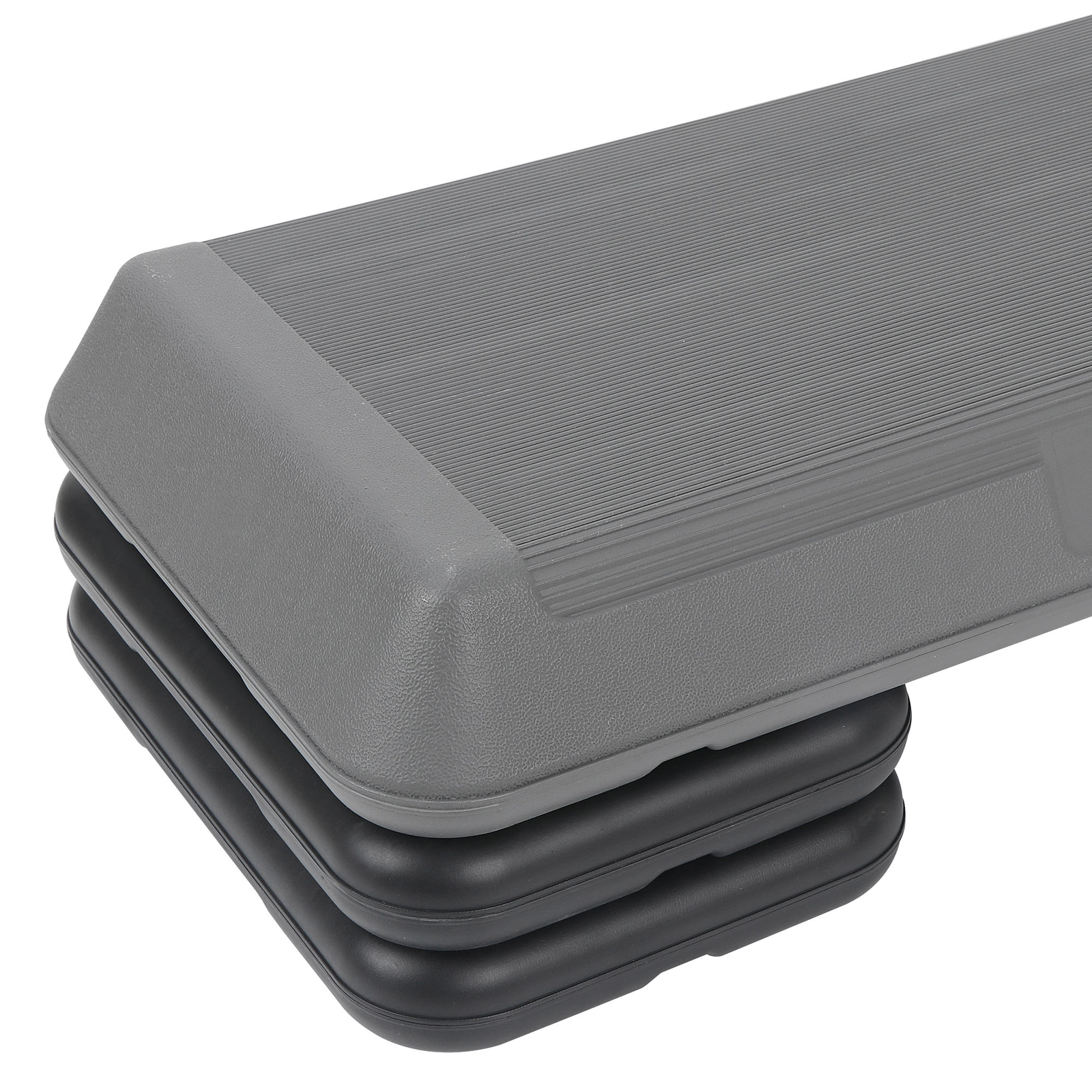 28" Aerobic Step Trainer Adjustable Exercise Non-Slip Surface Platform Stepper