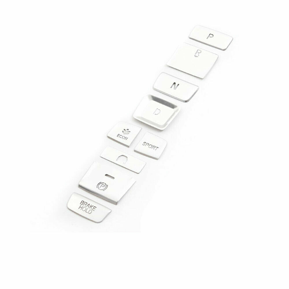 Silver Gear Shift Box Panel Button Interior Cover Trim For Honda Accord 18-21