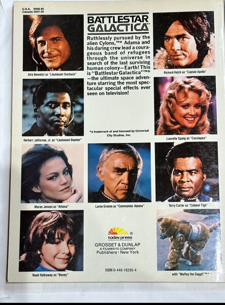 1978 Battlestar Galactica Scrap book (good Condition)