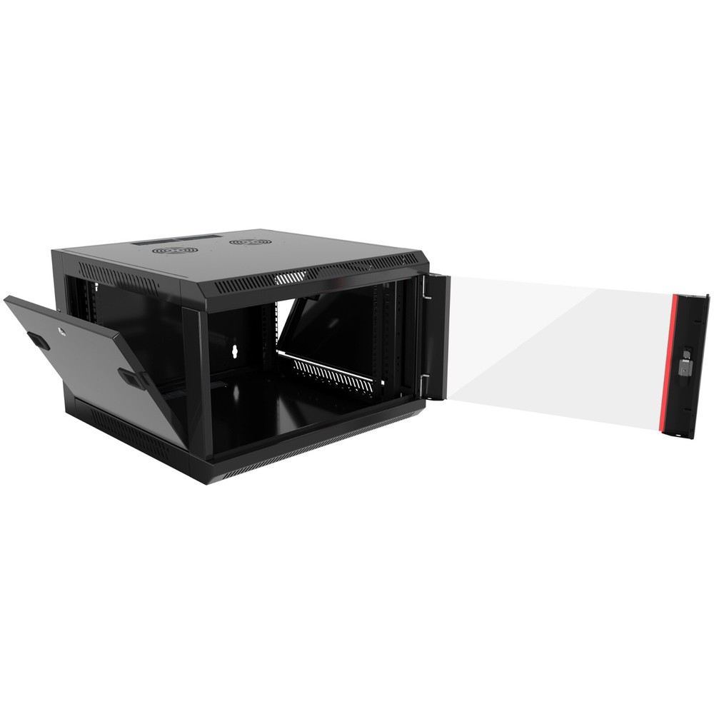 Sysracks - 9U Network Rack Wall Mount - Locking Server Cabinet – 24-Inch Depth -