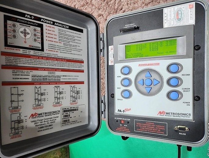 AVO Metrosonics PA-9 Plus Power Analyzer
