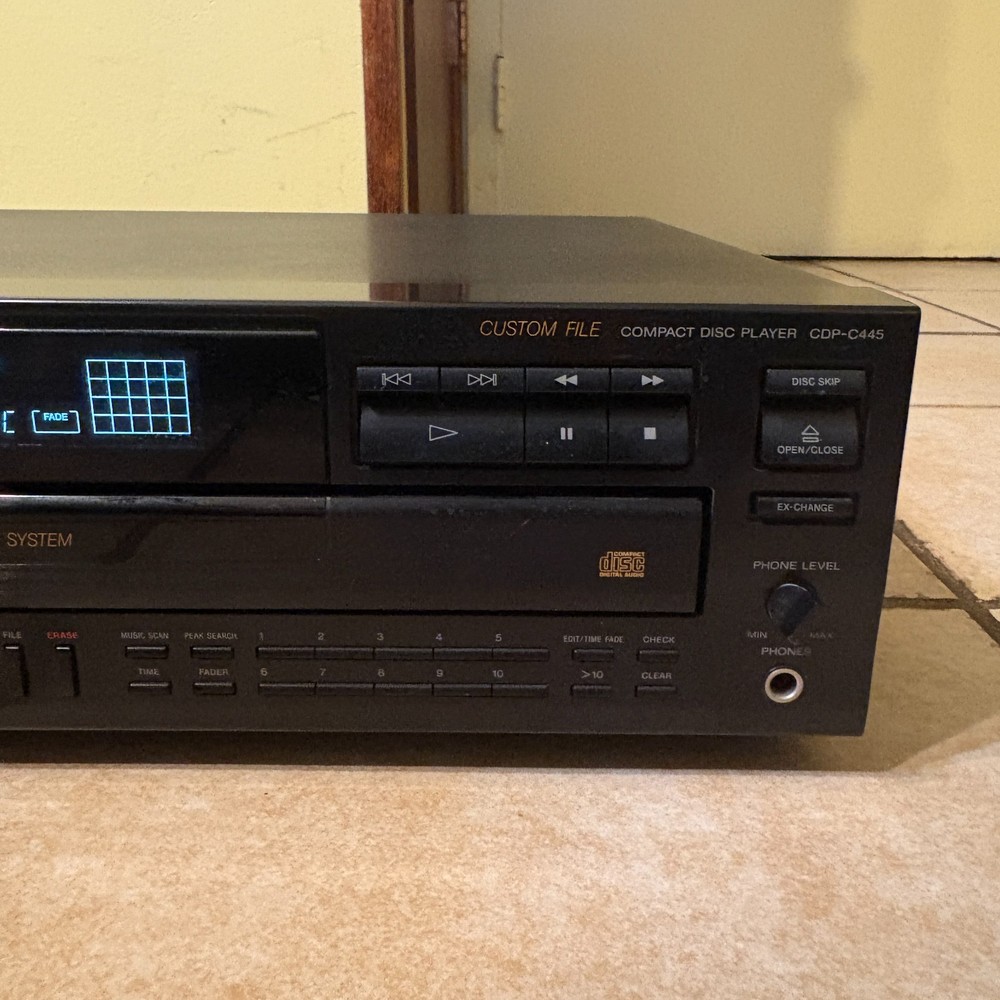 SONY CDP-C445 CD Player 5-Disc Changer