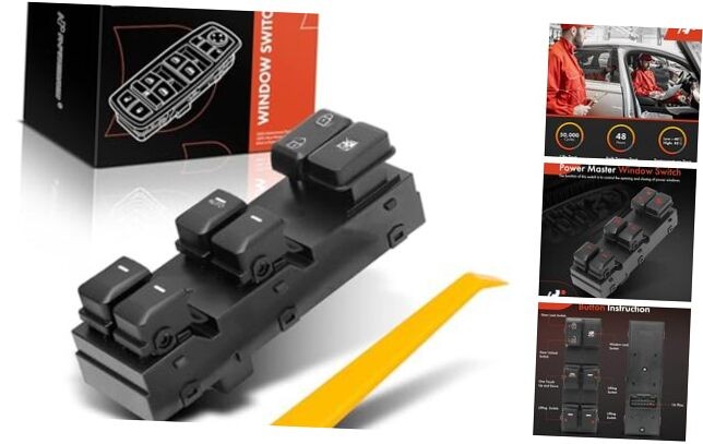 Master Power Window Switch Compatible with Kia Sportage 2010-2011/2013-2017,