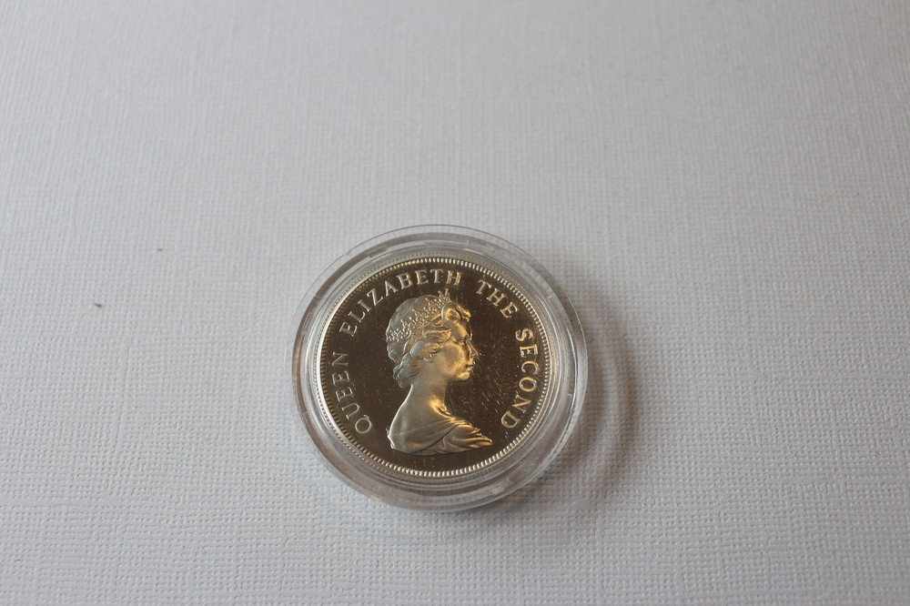 1981 TUVALU 5 DOLLARS SILVER PROOF COIN