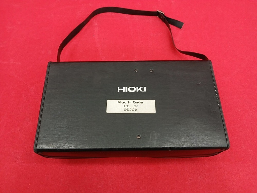 HIOKI 8203 Micro Hi Corder W/ PROBE VOLTAGE CURRENT DATA ACQUISITION