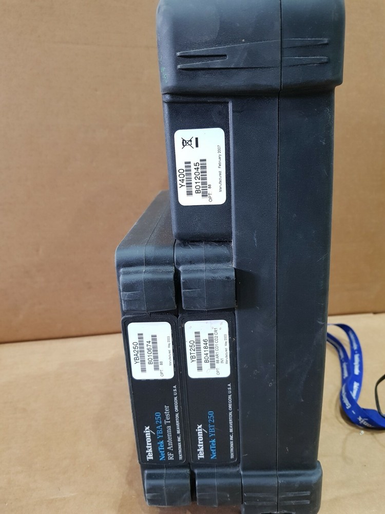 Tektronix Y400 NetTek Analyzer & Interference Analyzer w YBT250 YBA250