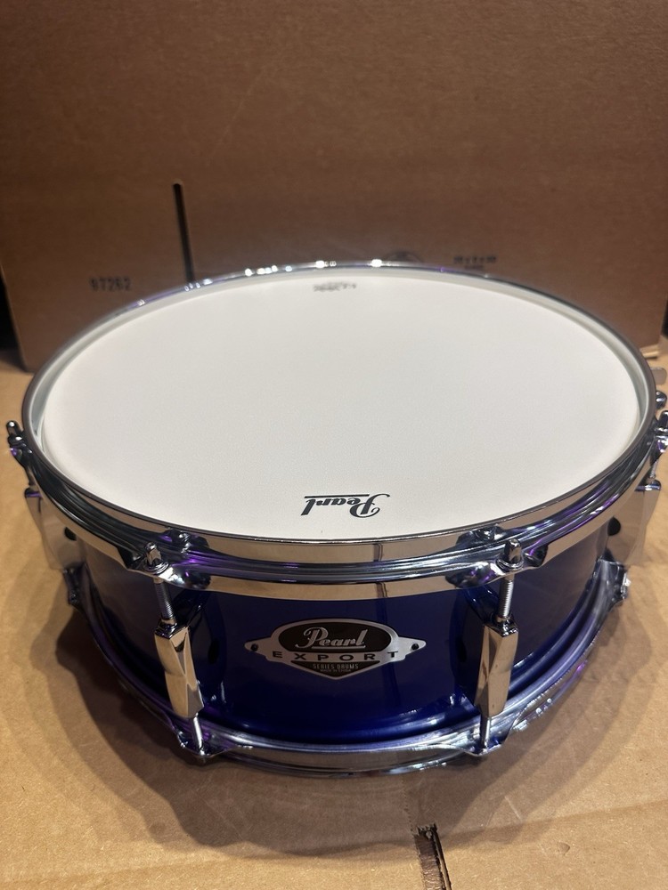 Pearl Export Series 5-Piece Drum Shell Pack – High Voltage Blue – Display Model