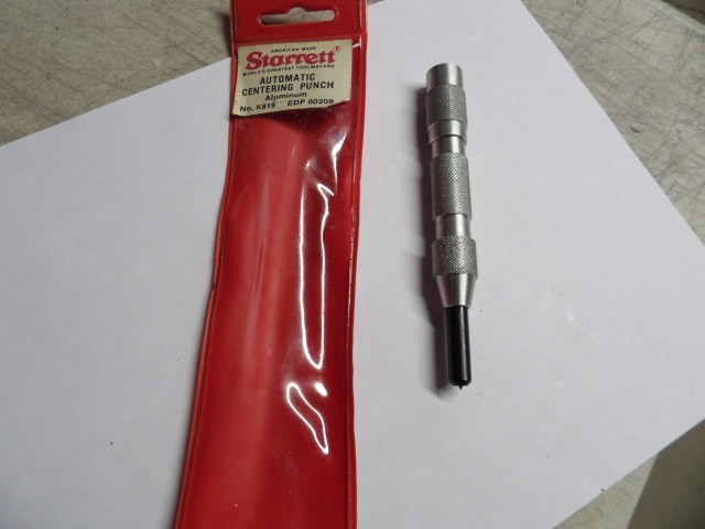 STARRETT #819   Hinge-Locating   Automatic Center Punch W/Adjustable Stroke NEW