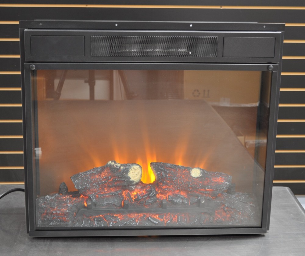 Murray Hill Electric Fireplace Insert, Black