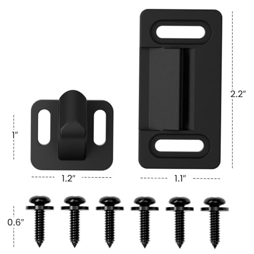 Aluminum RV Screen Door Latch Replacement Kit for Right Handle Replacement