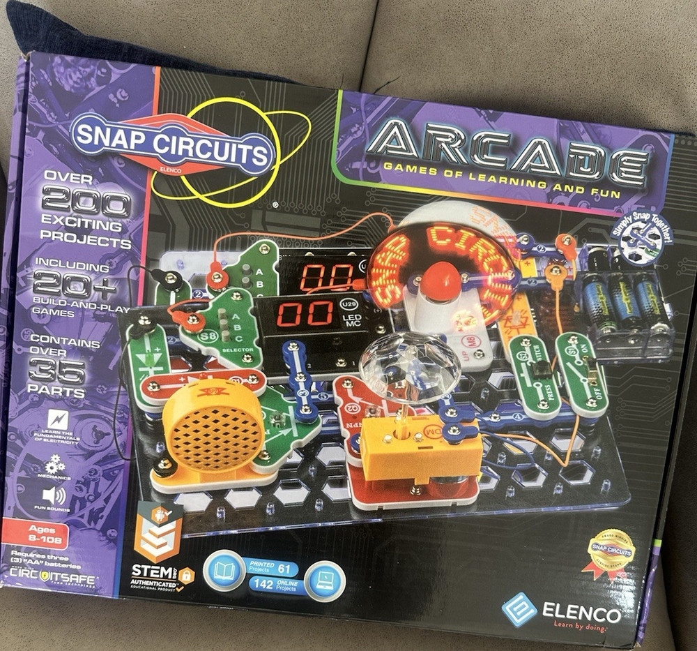 Elenco Snap Circuits Arcade Electronics Educational Kit STEM Toy