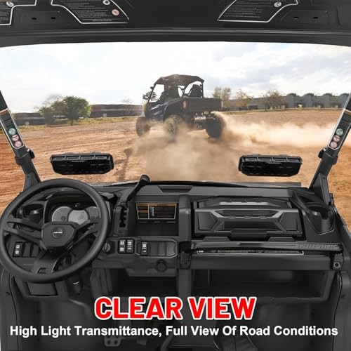 2011-2020 Commander Vented Full Windshield Compatible with 2011 2012 2013