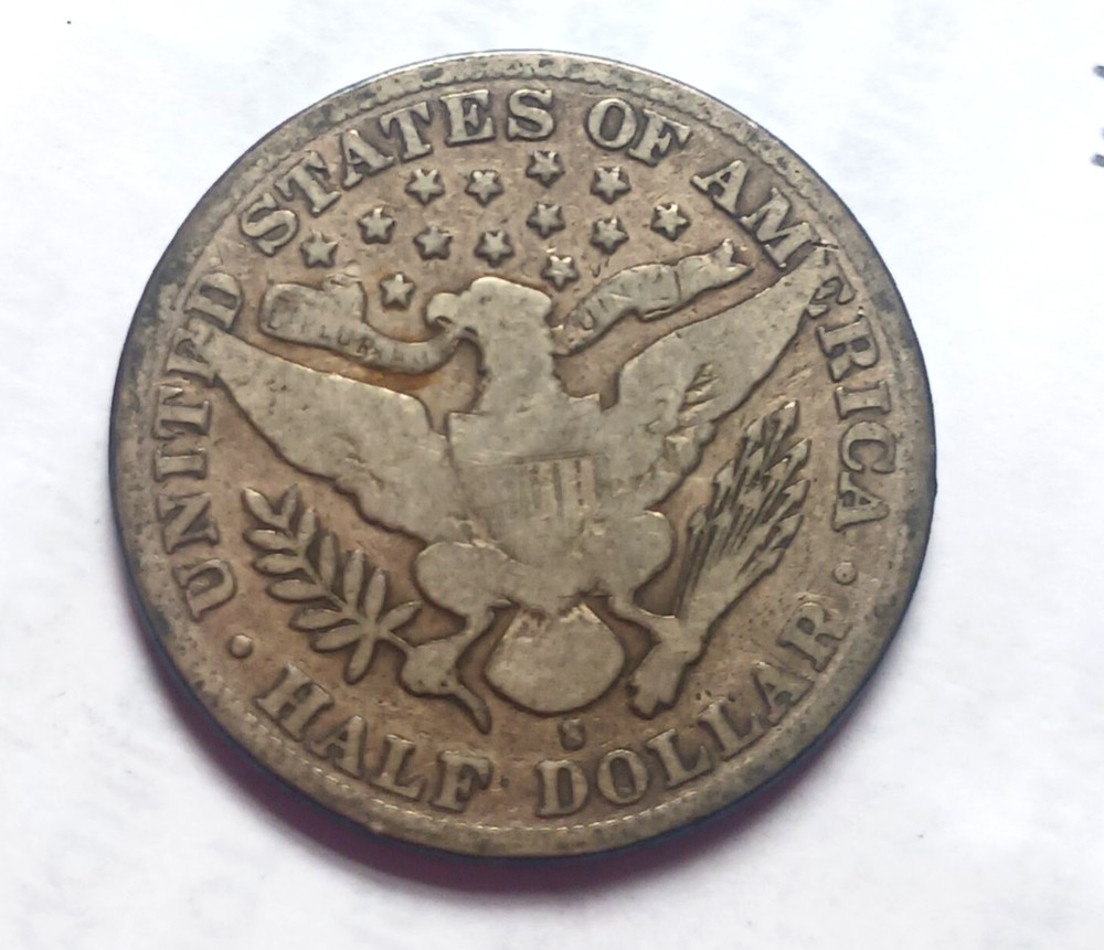 1905 S BARBER HALF DOLLAR