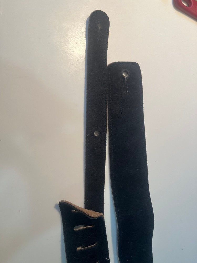 Brown Suede Guitar Strap