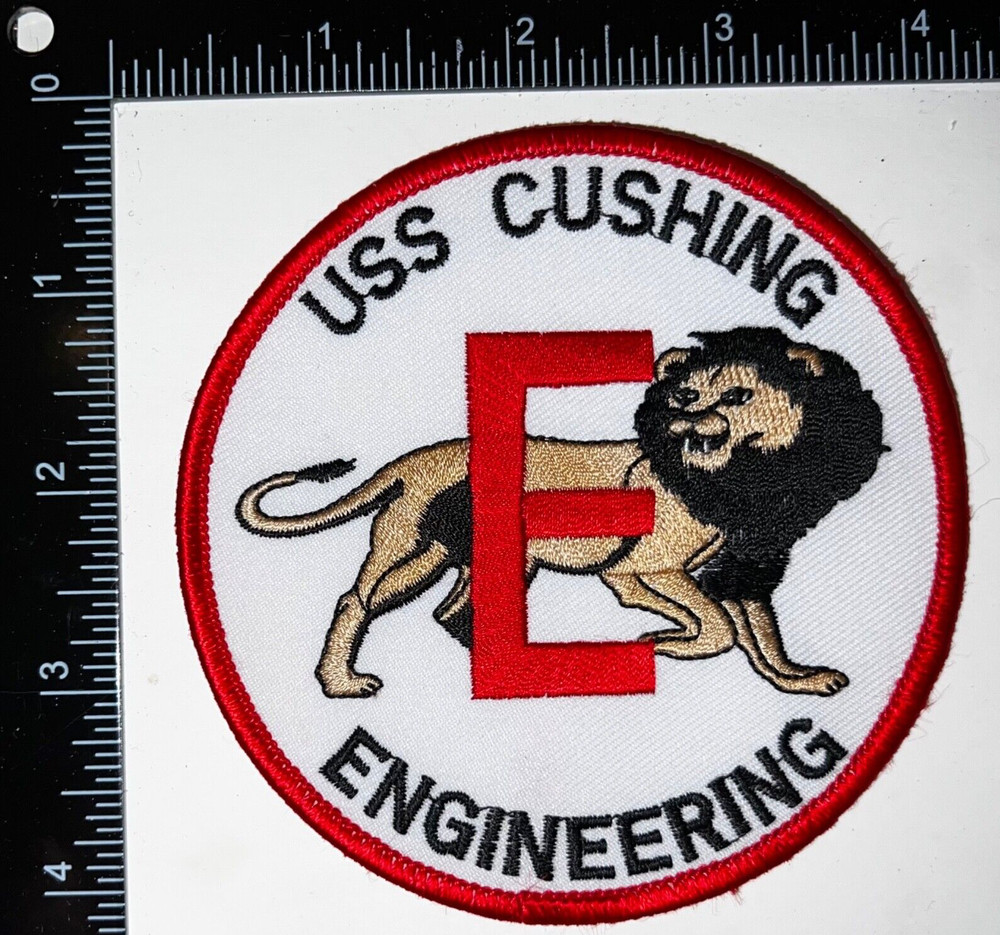 USN US Navy USS Cushing Engineering Patch