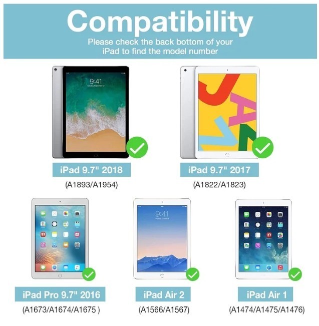 ProCase 1 Pack Screen Protector for 9.7" iPad 6th 5th / iPad Pro 9.7 2016 / iPad