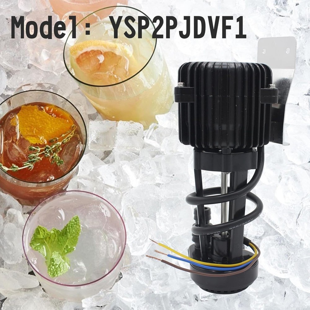 Durable Water Circulating Pump for Ice Makers - Quiet 2W Operation, Easy Install