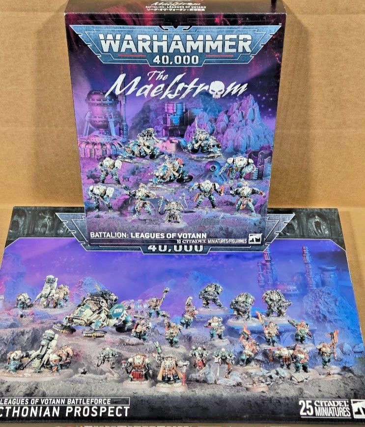 ⚔️1-CLK WARHAMMER 40K - VOTANN - CTHONIAN PROSPECT BATTLEFORCE + BATTALION NIB⚔️