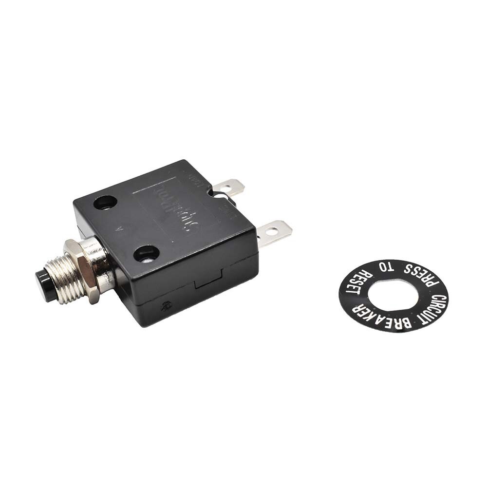 20 Amps Push button Thermal Circuit Breaker Reset Boot Switch - SE20OLS