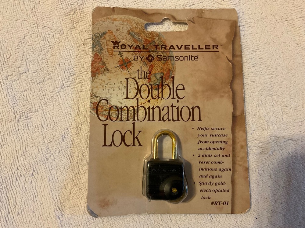Royal Traveller by Samsonite Double Combination Lock #RT-01
