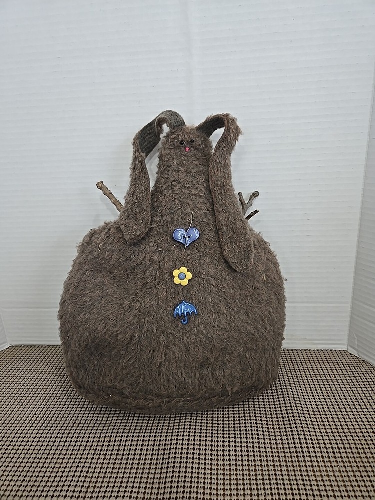 Primitive Handmade Rabbit Folk Art Bunny Plush